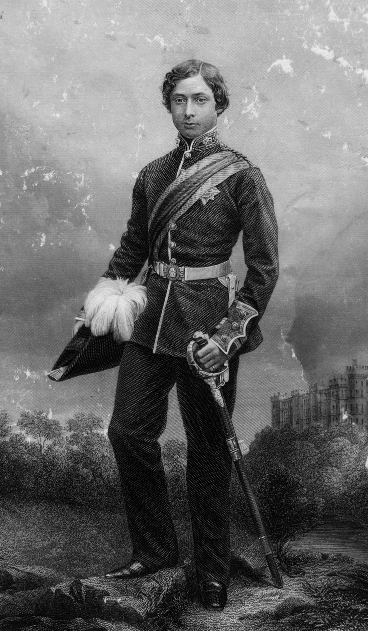 O Príncipe de Gales, c1851. de Daniel John Pound