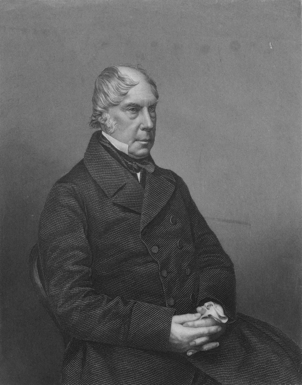 O Honorável Direito O Conde de Aberdeen, KG, década de 1850. de Daniel John Pound