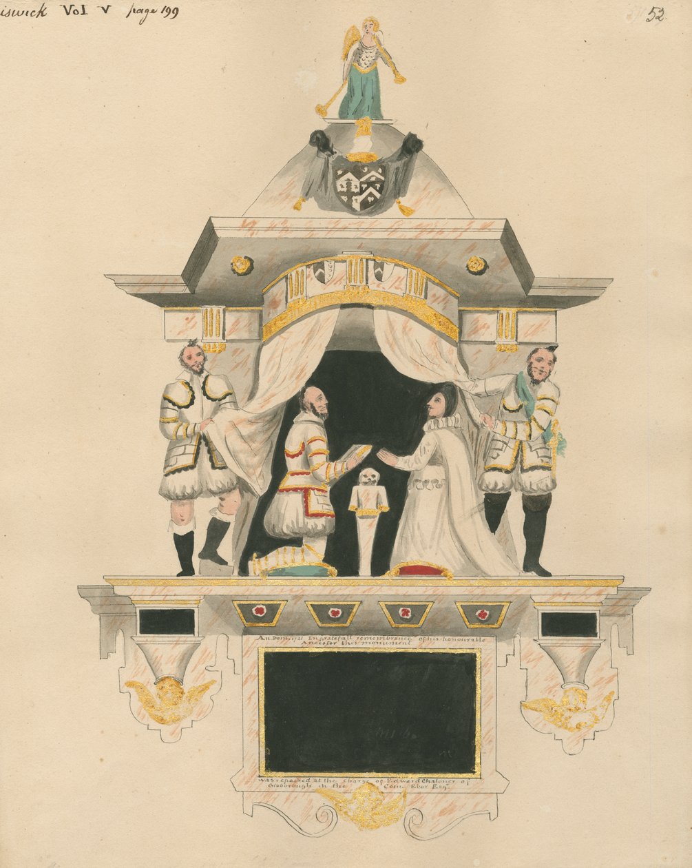 Memorial a Sir Thomas Chaloner de Daniel Lysons