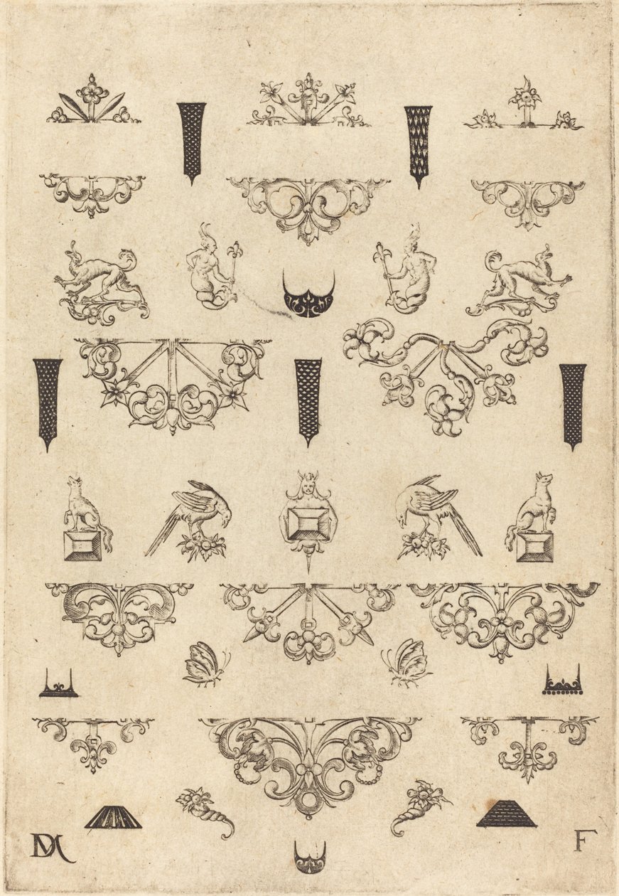 Onze pregos diferentes e vinte e três ornamentos de Daniel Mignot