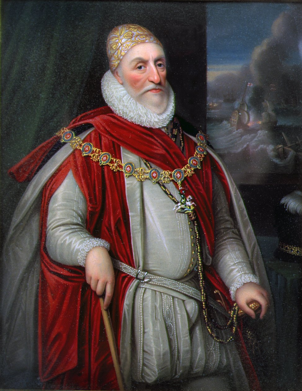Charles Howard, 1º Conde de Nottingham de Daniel Mytens