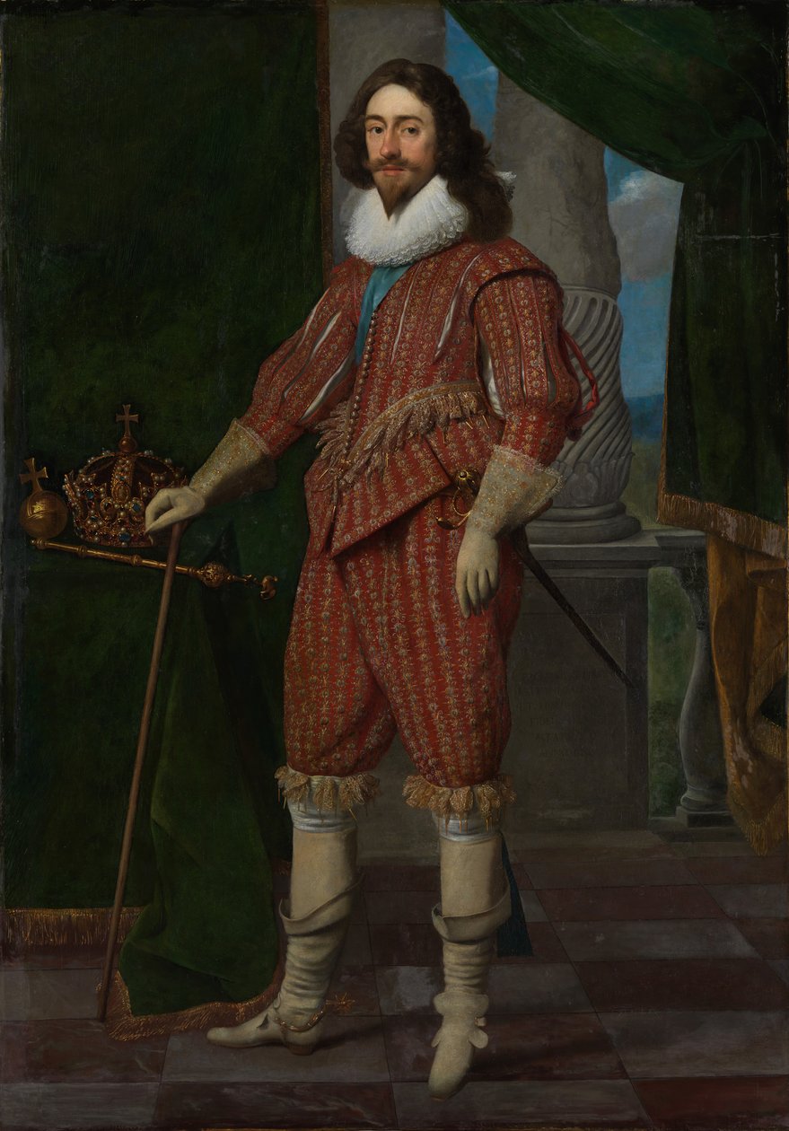 Carlos I 1600-1649, Rei da Inglaterra, 1629 de Daniel Mytens