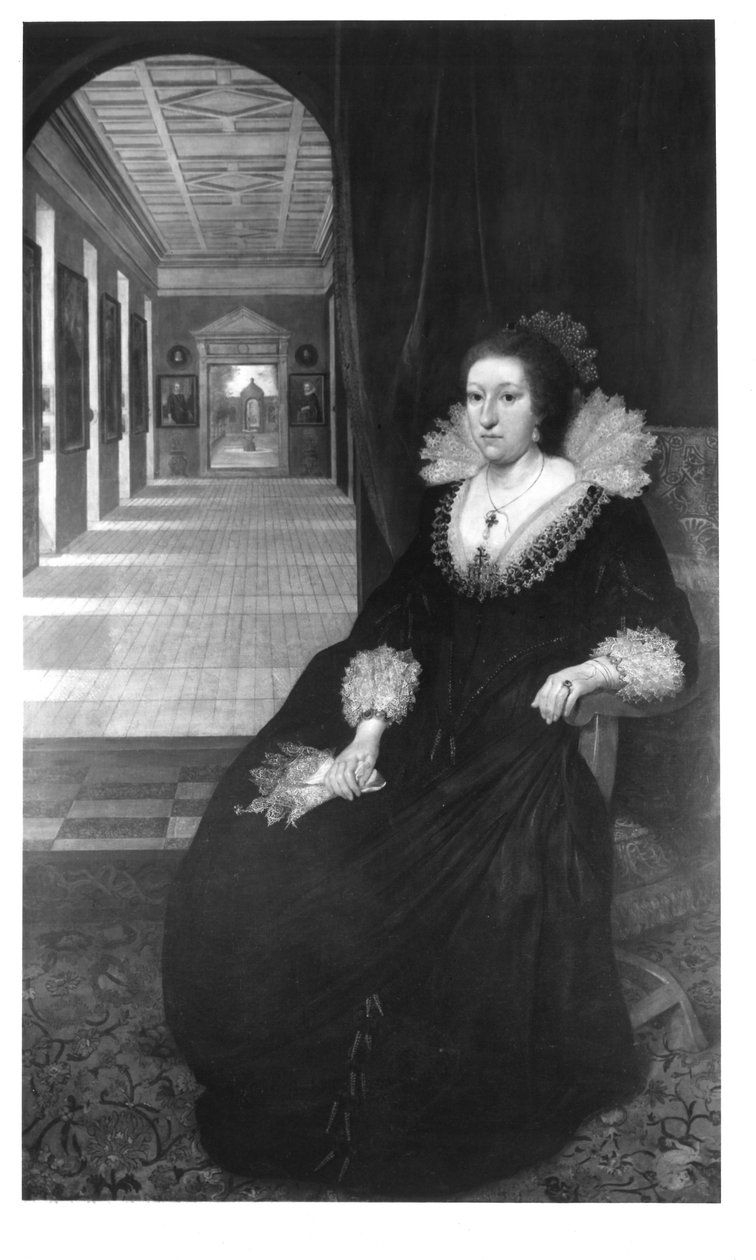 Retrato de Aletheia, esposa de Thomas Howard de Daniel Mytens