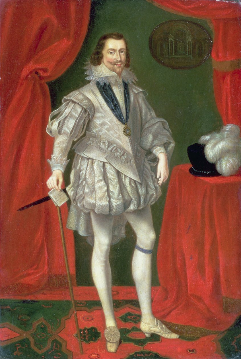 Retrato de George Villiers, 1º Duque de Buckingham de Daniel Mytens