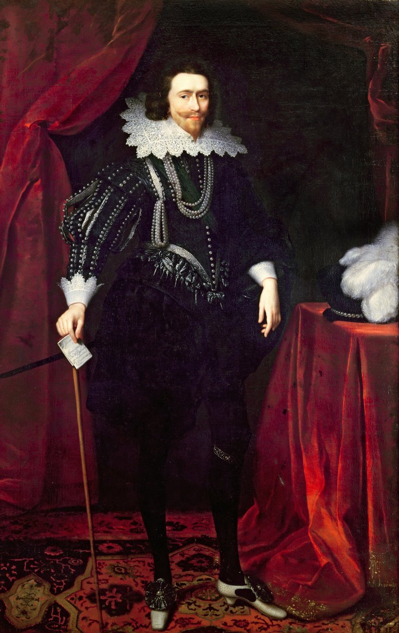 Retrato de George Villiers, 1º Duque de Buckingham de Daniel Mytens