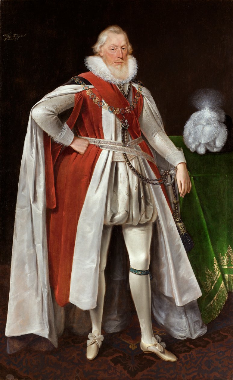 William Knollys, 1º Conde de Banbury, c1615-c1620 de Daniel Mytens
