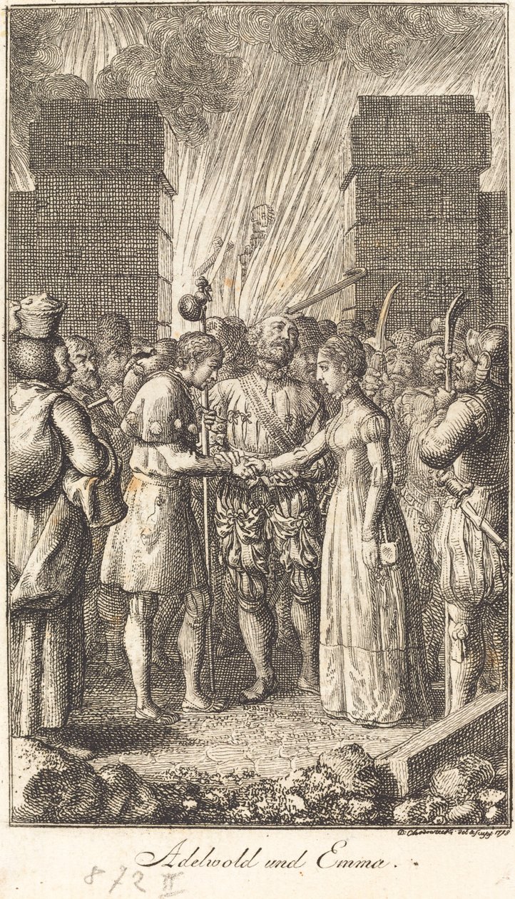 Adewold e Emma de Daniel Nikolaus Chodowiecki