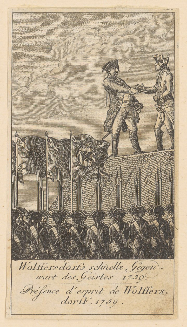 Folha 10 das «Cenas de Guerra de Brandemburgo» de Daniel Nikolaus Chodowiecki