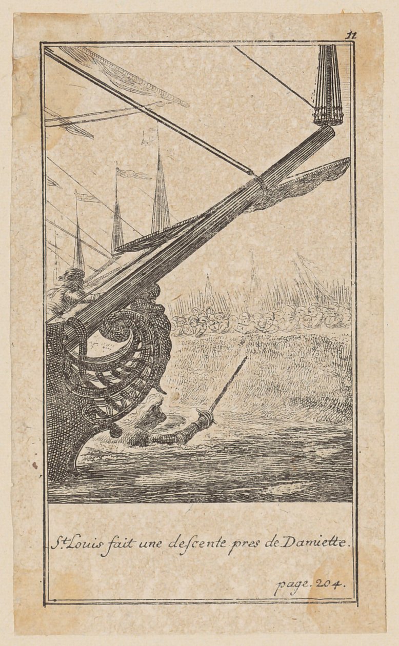 Folha 11 da «Historie de Croïsades», de Joh. Christoph Mayer de Daniel Nikolaus Chodowiecki