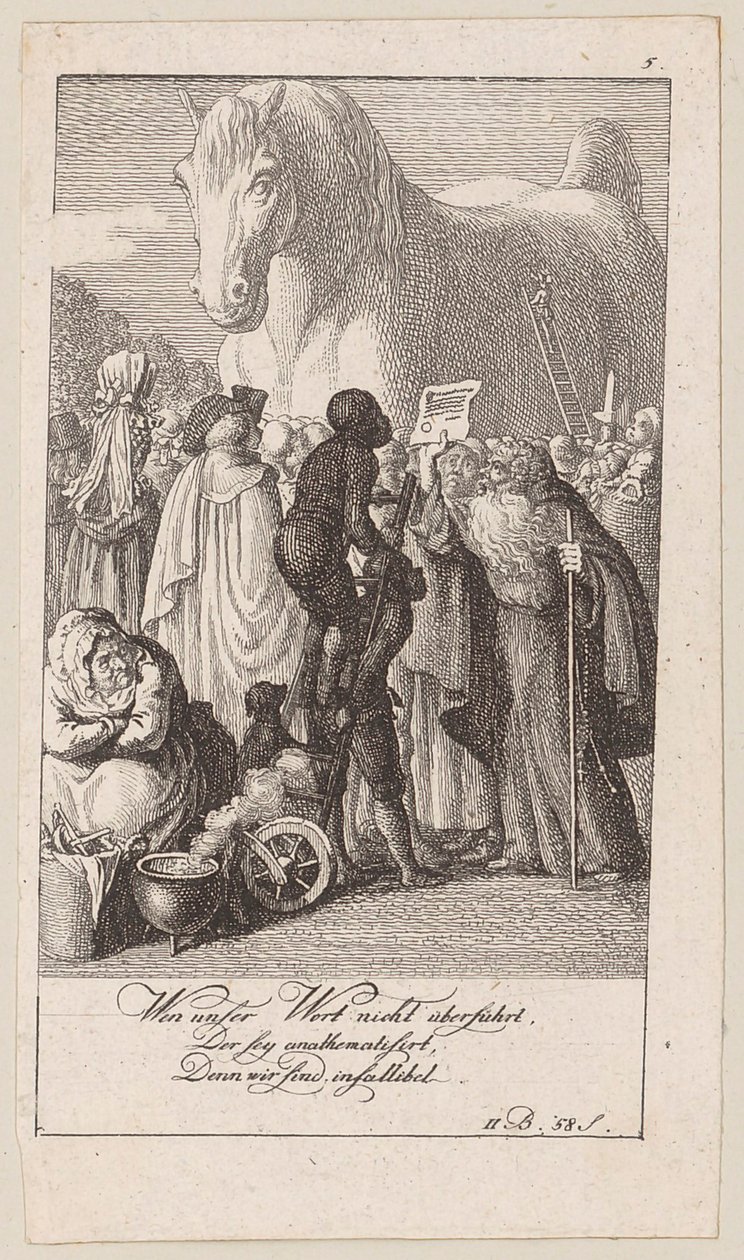 Prancha 5 da «Eneida» de Blumauer de Daniel Nikolaus Chodowiecki