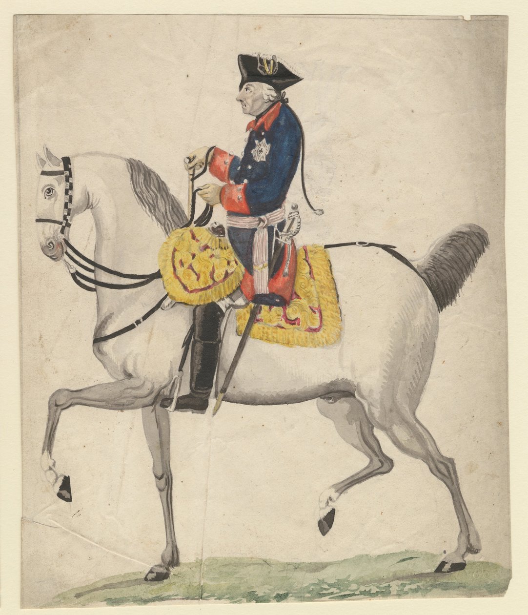 Frederico II da Prússia, 1785 de Daniel Nikolaus Chodowiecki