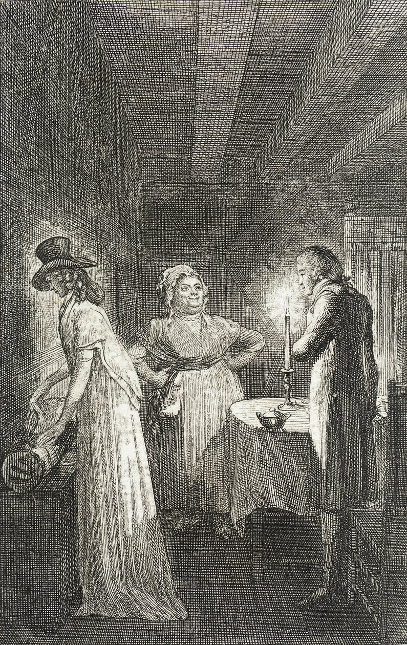 Ilustração para «Almanaque de Becker para 1799» de Daniel Nikolaus Chodowiecki