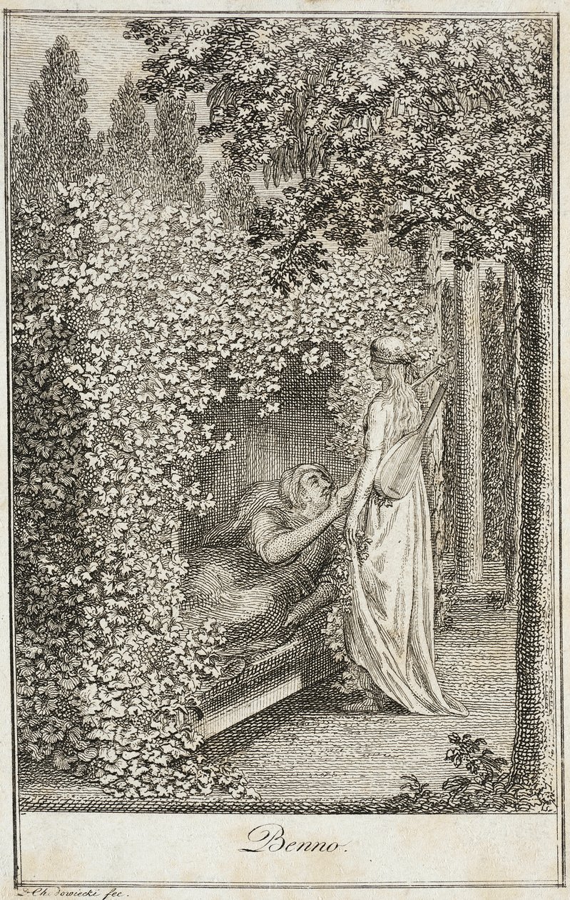 Ilustração para o «Almanaque de Becker de 1800» de Daniel Nikolaus Chodowiecki