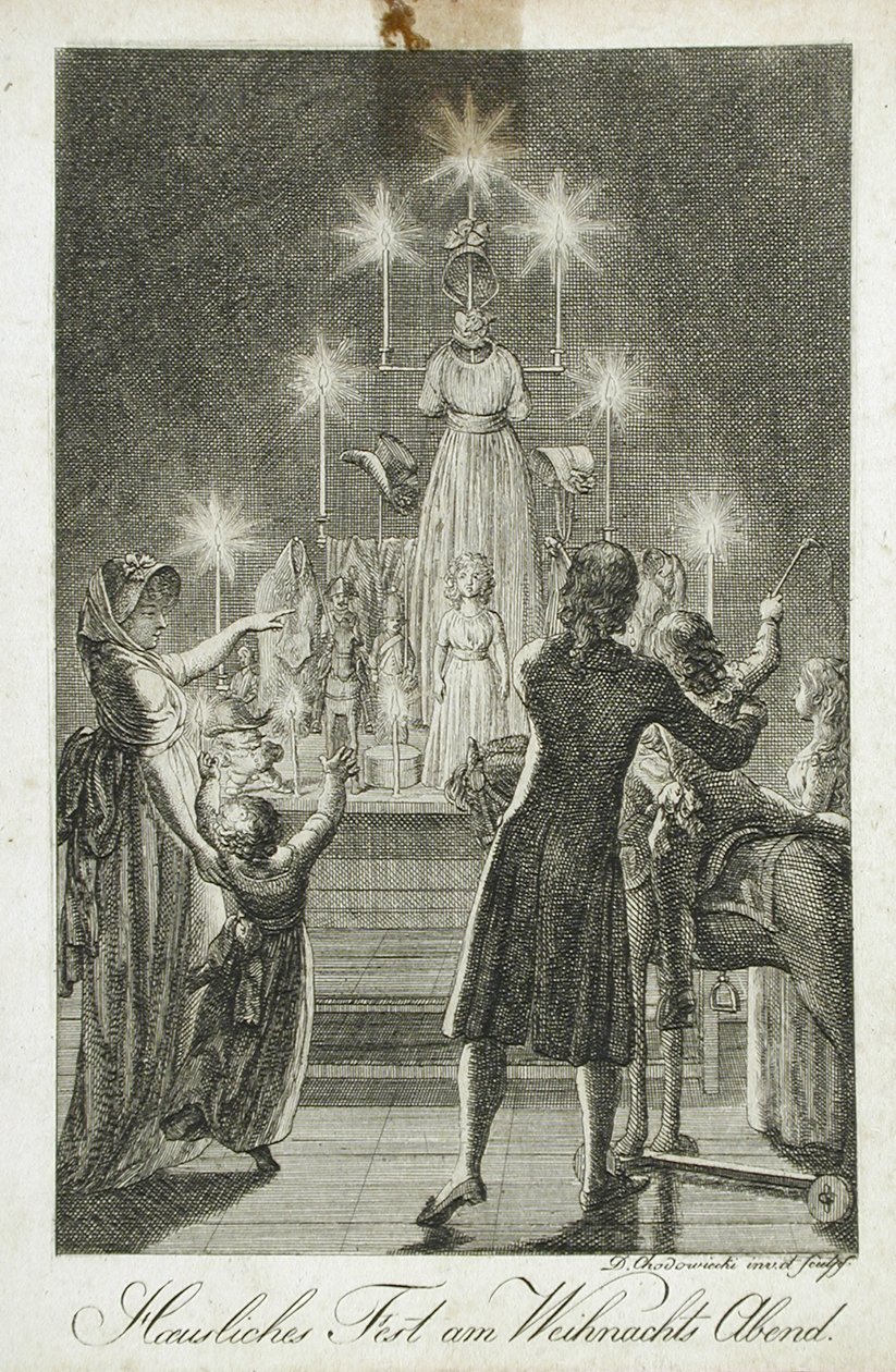 Ilustração para o «Almanaque de Lang de 1799» de Daniel Nikolaus Chodowiecki