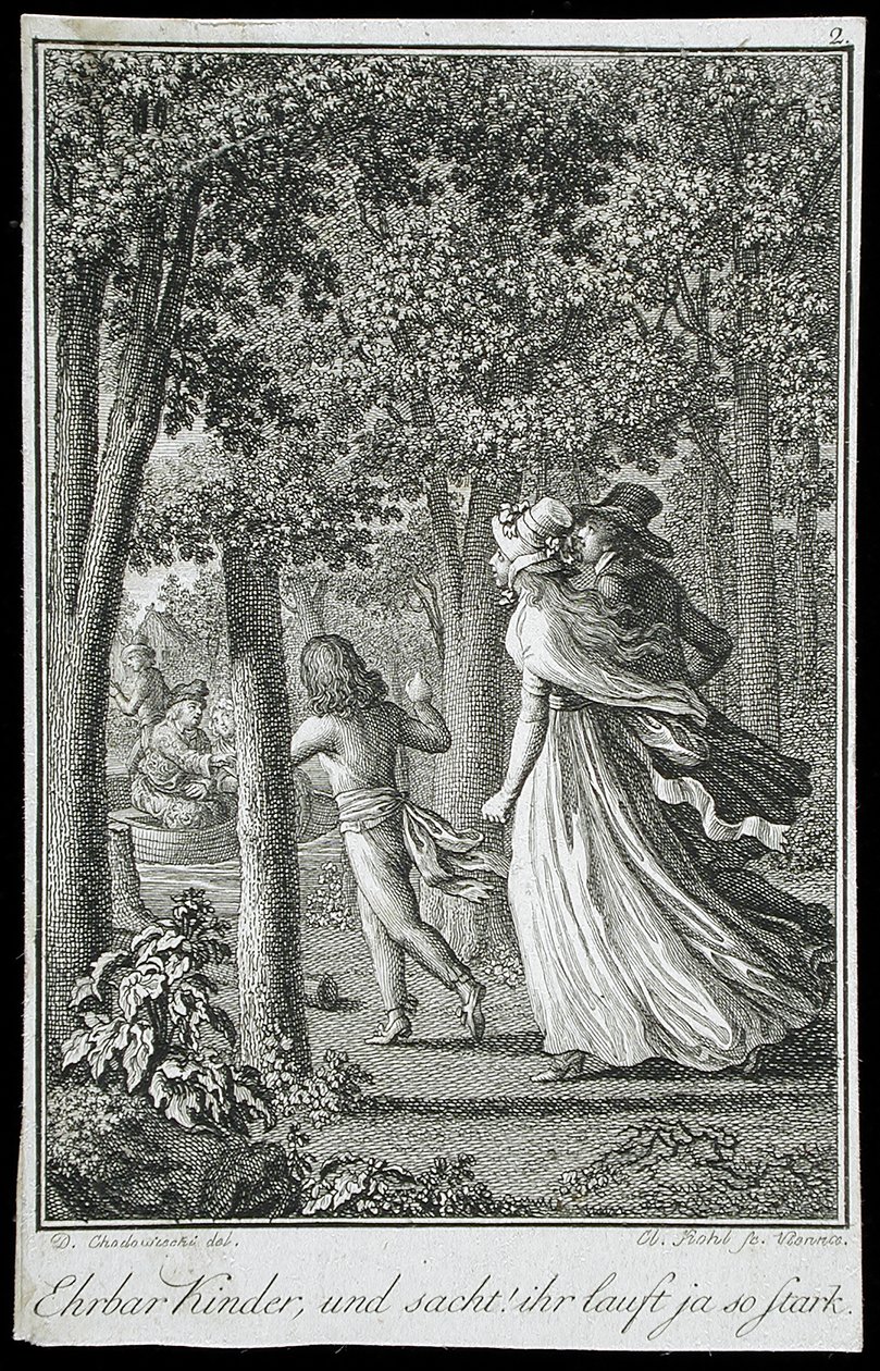 Ilustrações para o «Almanaque de Becker de 1798» de Daniel Nikolaus Chodowiecki