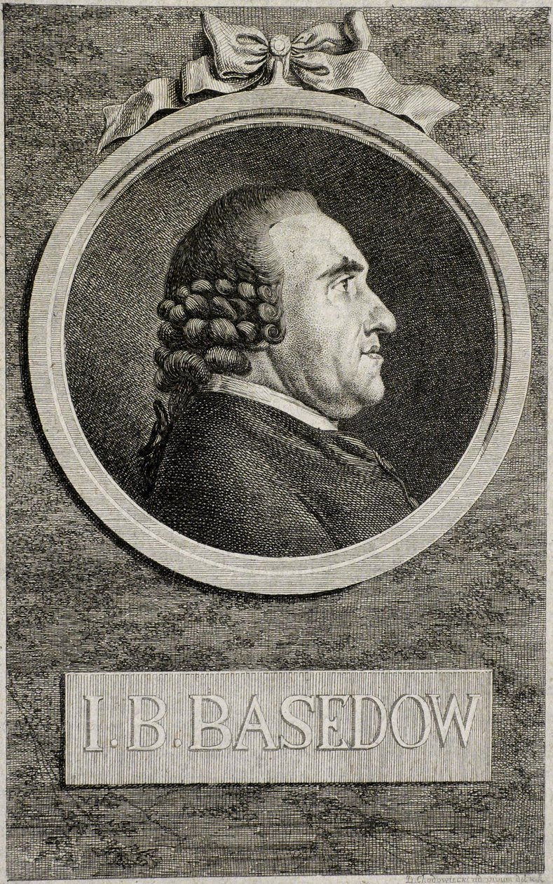 Johann Bernhard Basedow 1724-1790, 1773 de Daniel Nikolaus Chodowiecki