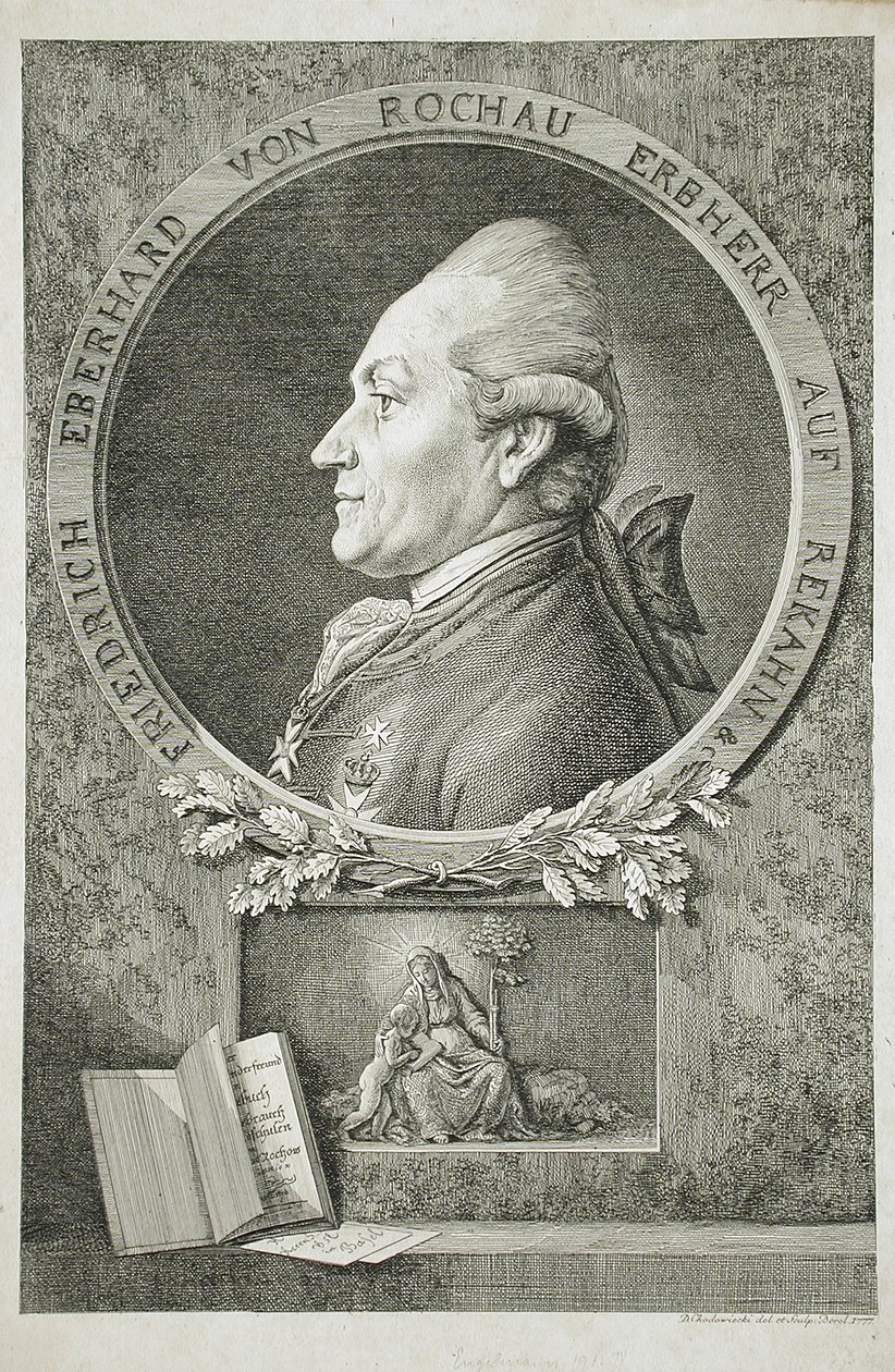 Retrato de Friedrich Eberhard von Rochau de Daniel Nikolaus Chodowiecki