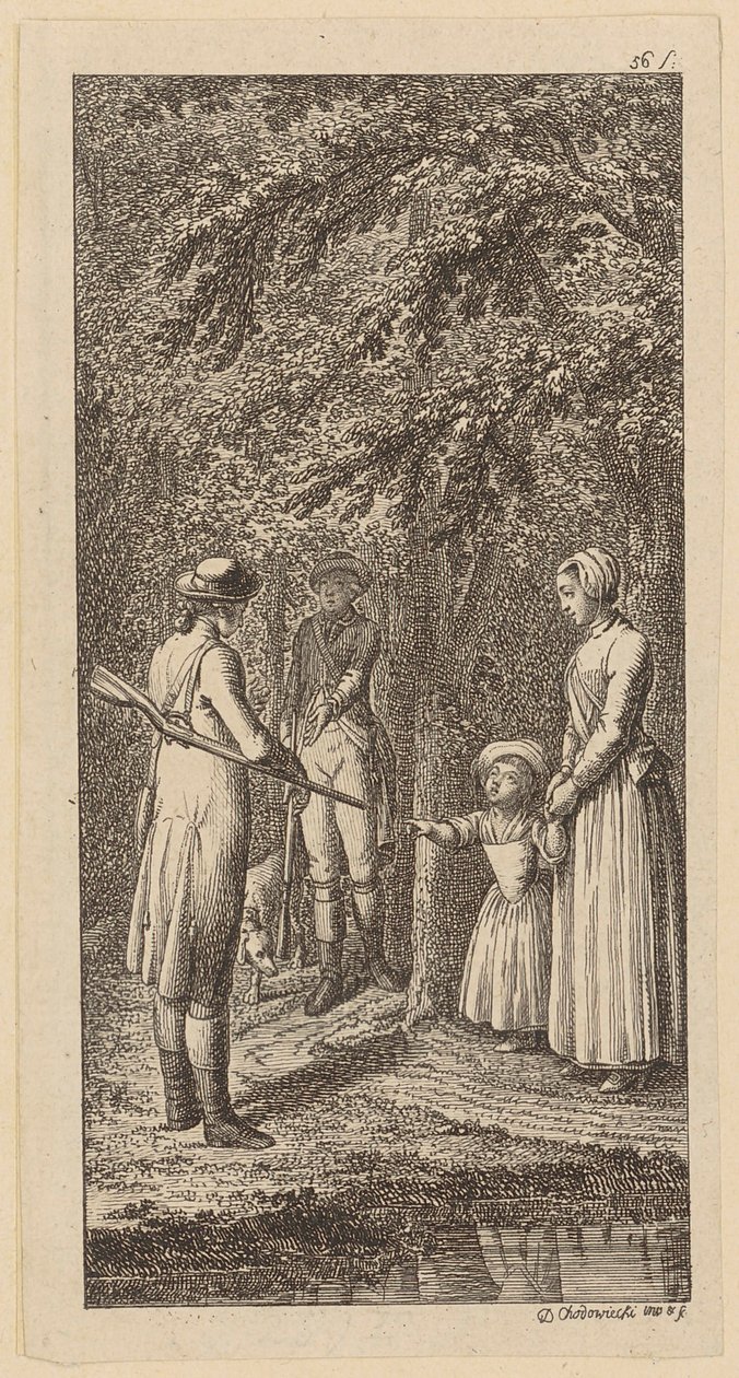 Gravura de frontispício para «Biografias» de Theodor Gottfried Hippel, segunda parte, Berlim 1799 de Daniel Nikolaus Chodowiecki