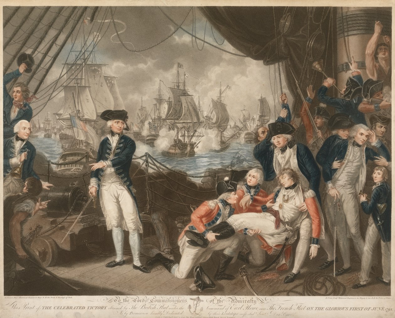 A Vitória Celebrada ... no Glorioso Primeiro de Junho de 1794 de Daniel Orme