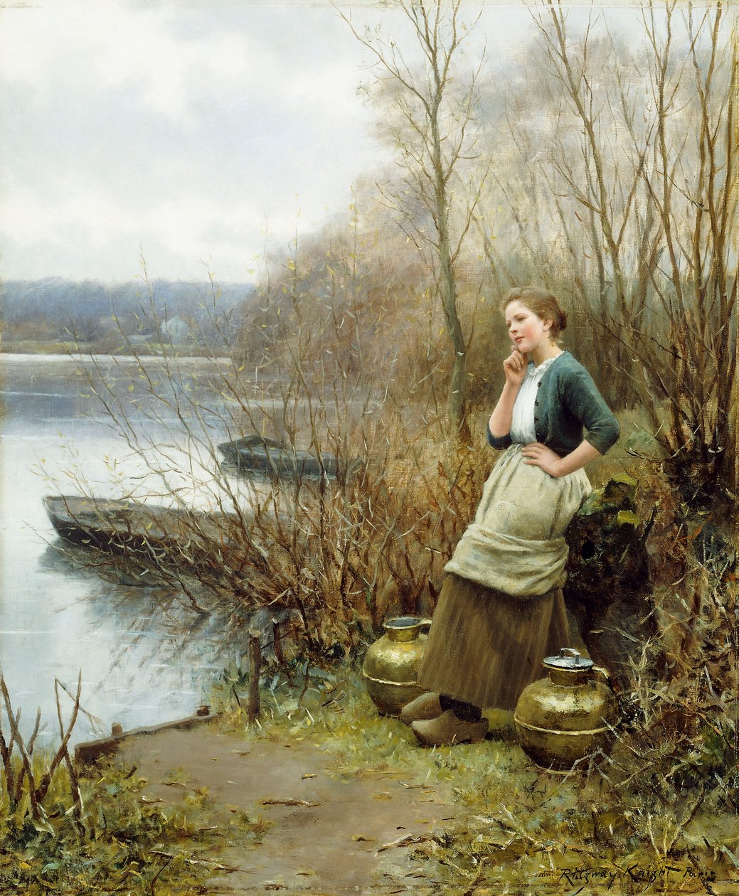 Um Pensamento Adorável, de Daniel Ridgway Knight