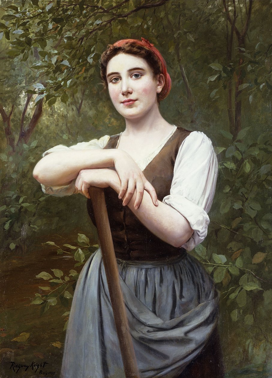 Camponesa, 1889 de Daniel Ridgway Knight