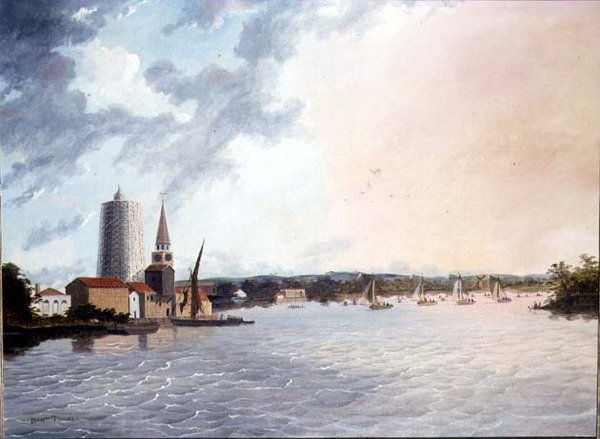 Uma regata em Battersea (petróleo) de Daniel Turner