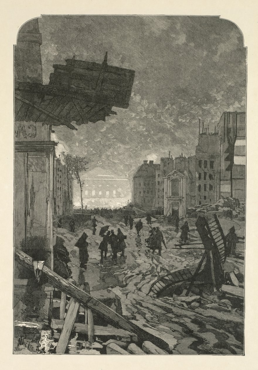 Demolição, 1869. de Daniel Urrabieta Vierge