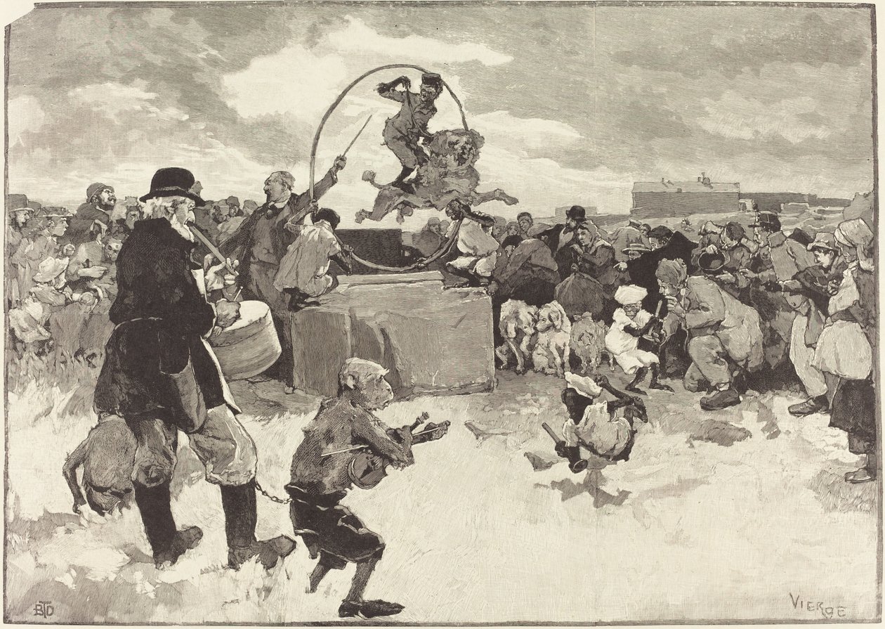 Os Cães Eruditos, 1883. de Daniel Urrabieta Vierge