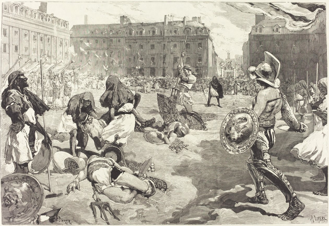 Festival de Rennes. A grande cavalgada romana de Daniel Vierge