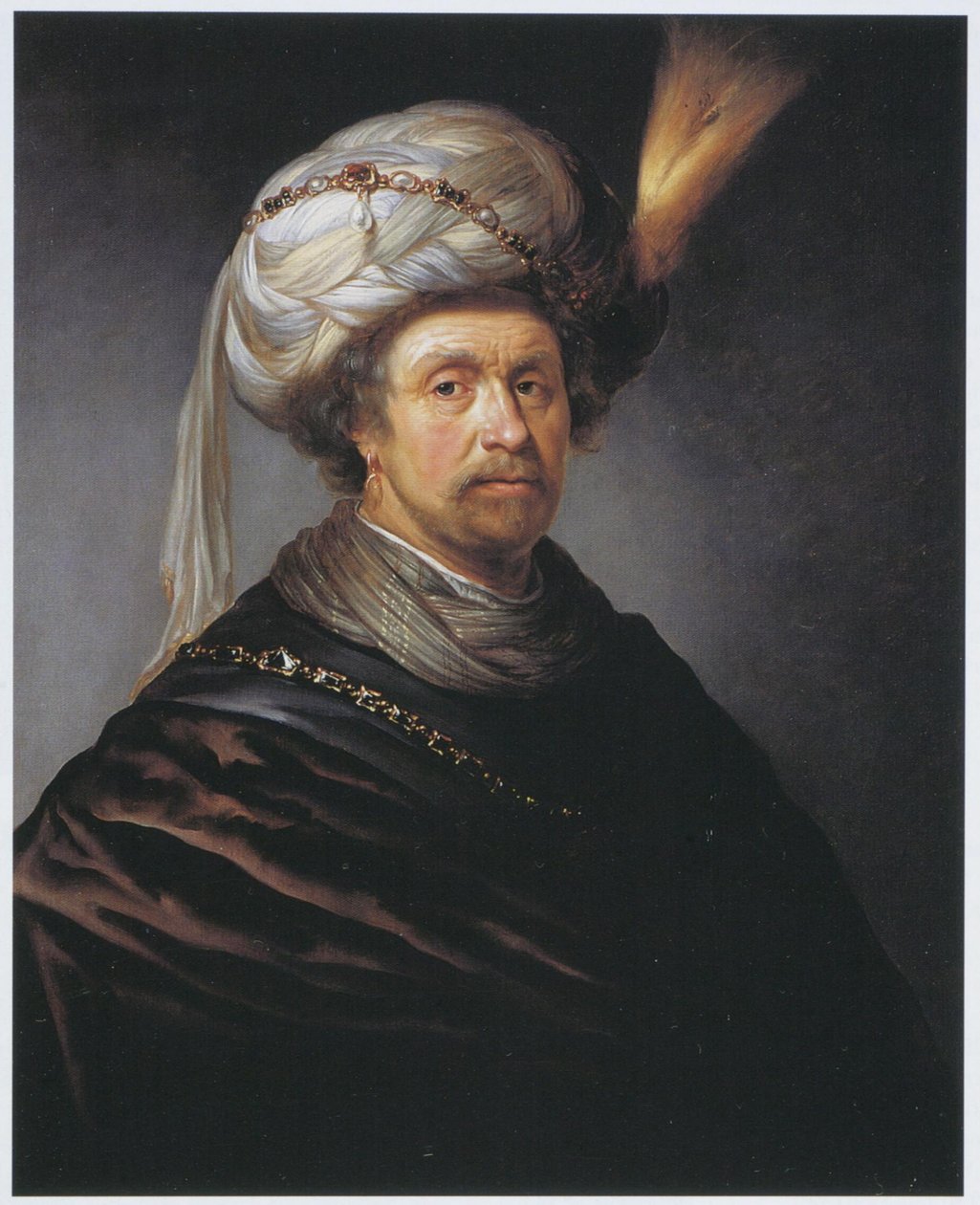 Daniel de Koninck - homem de turbante de Daniël de Koninck
