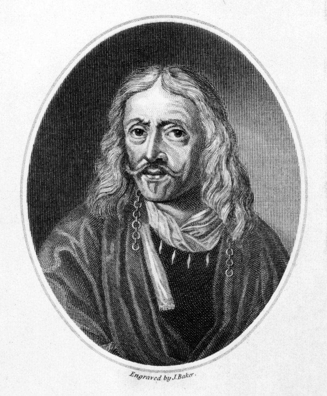 Johannes Hevelius, gravado por J. Baker de Daniel the Younger Schultz