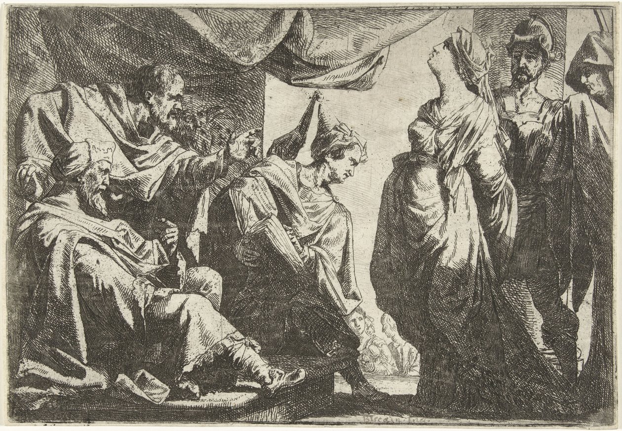 Susanna perante os juízes de Daniel van den Dyck
