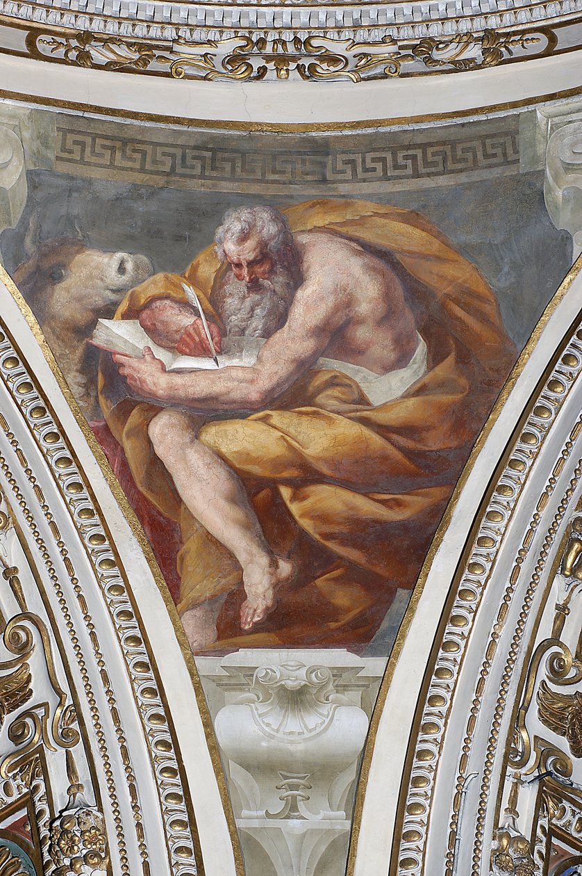 São Lucas (fresco) de Daniele Crespi