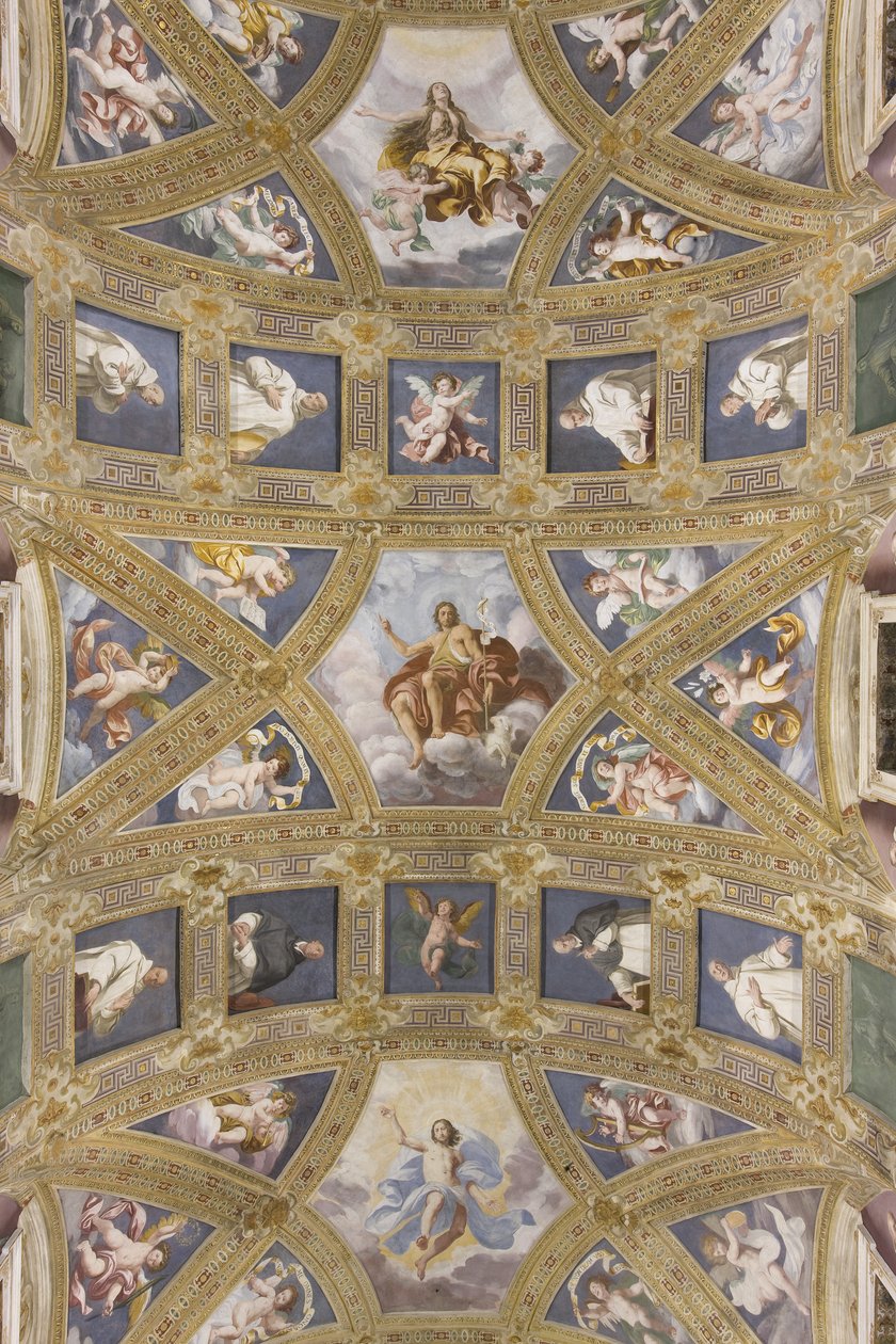 Abóbada da nave central, Igreja de S. Maria Assunta, 1629 de Daniele Crespi