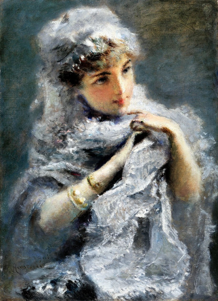 A Garota Inglesa, 1886. de Daniele Ranzoni