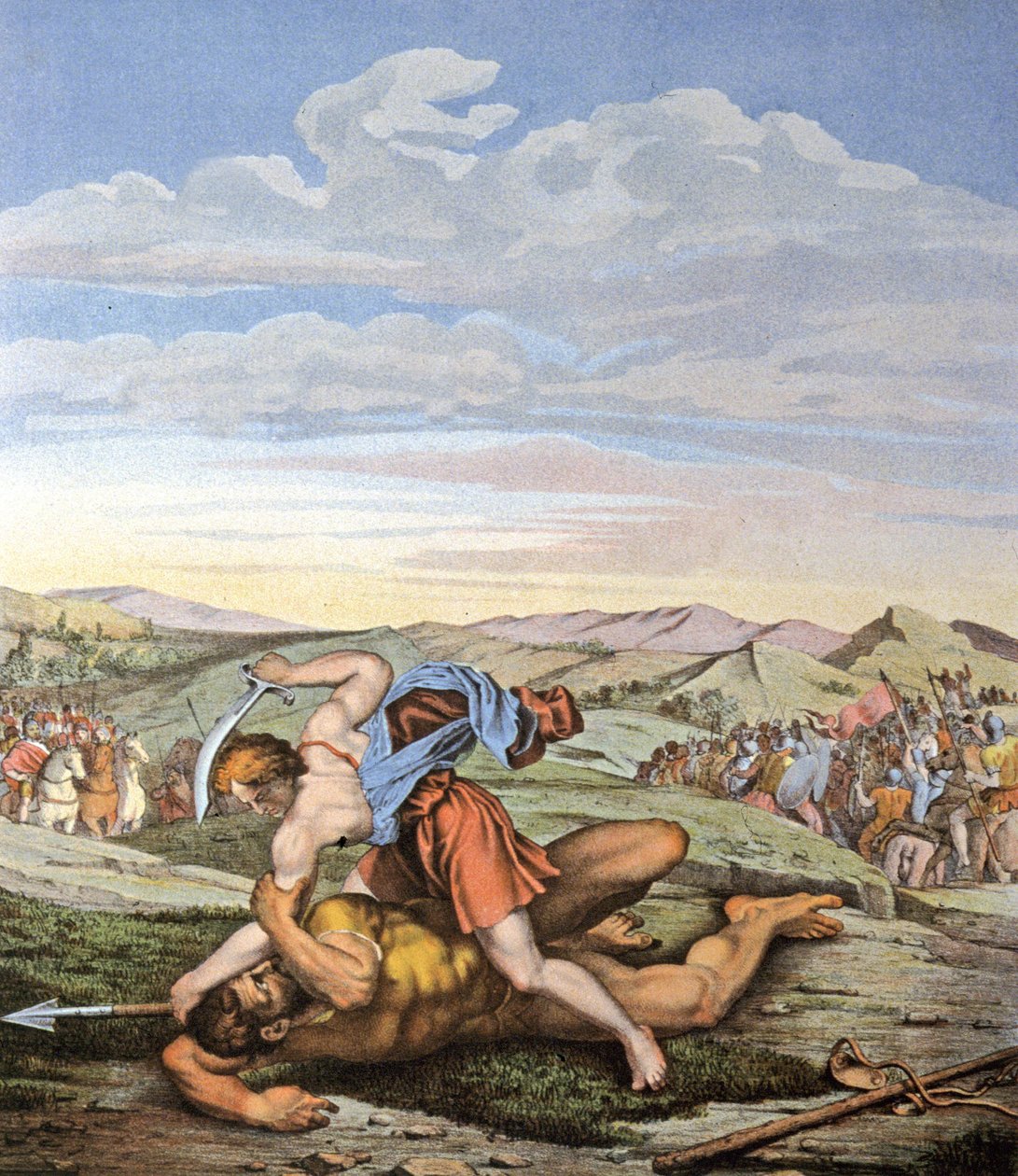 David e Golias de Daniele da Volterra (1509 66) (after)