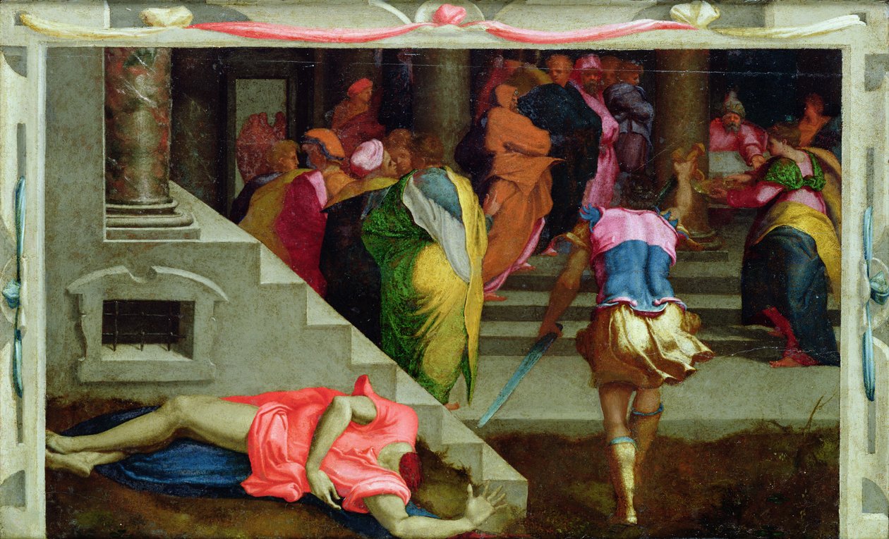 Martírio de São João Batista, c.1530-40 de Daniele da Volterra