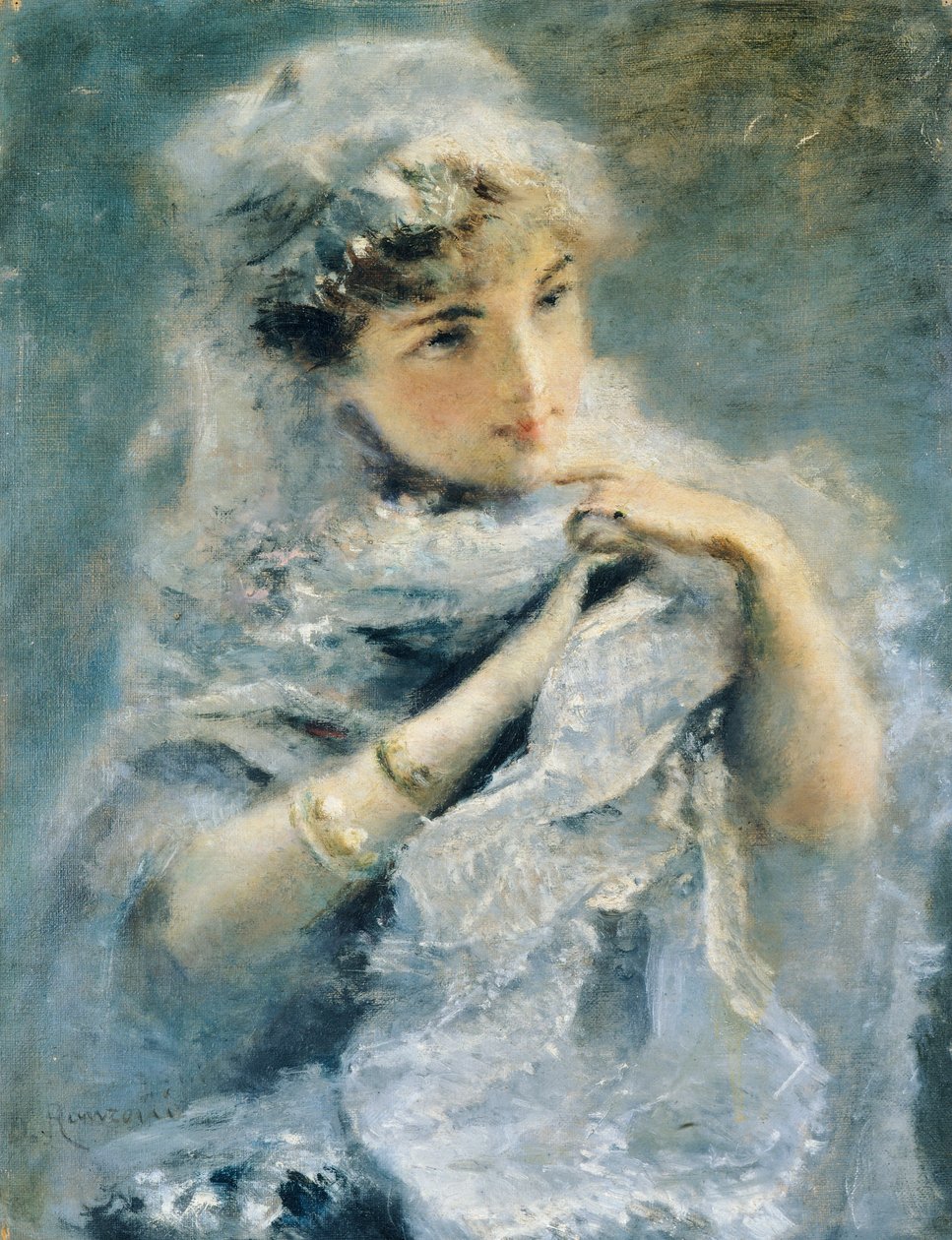 Menina inglesa, por Daniele Ranzoni de Danielle Ranzoni