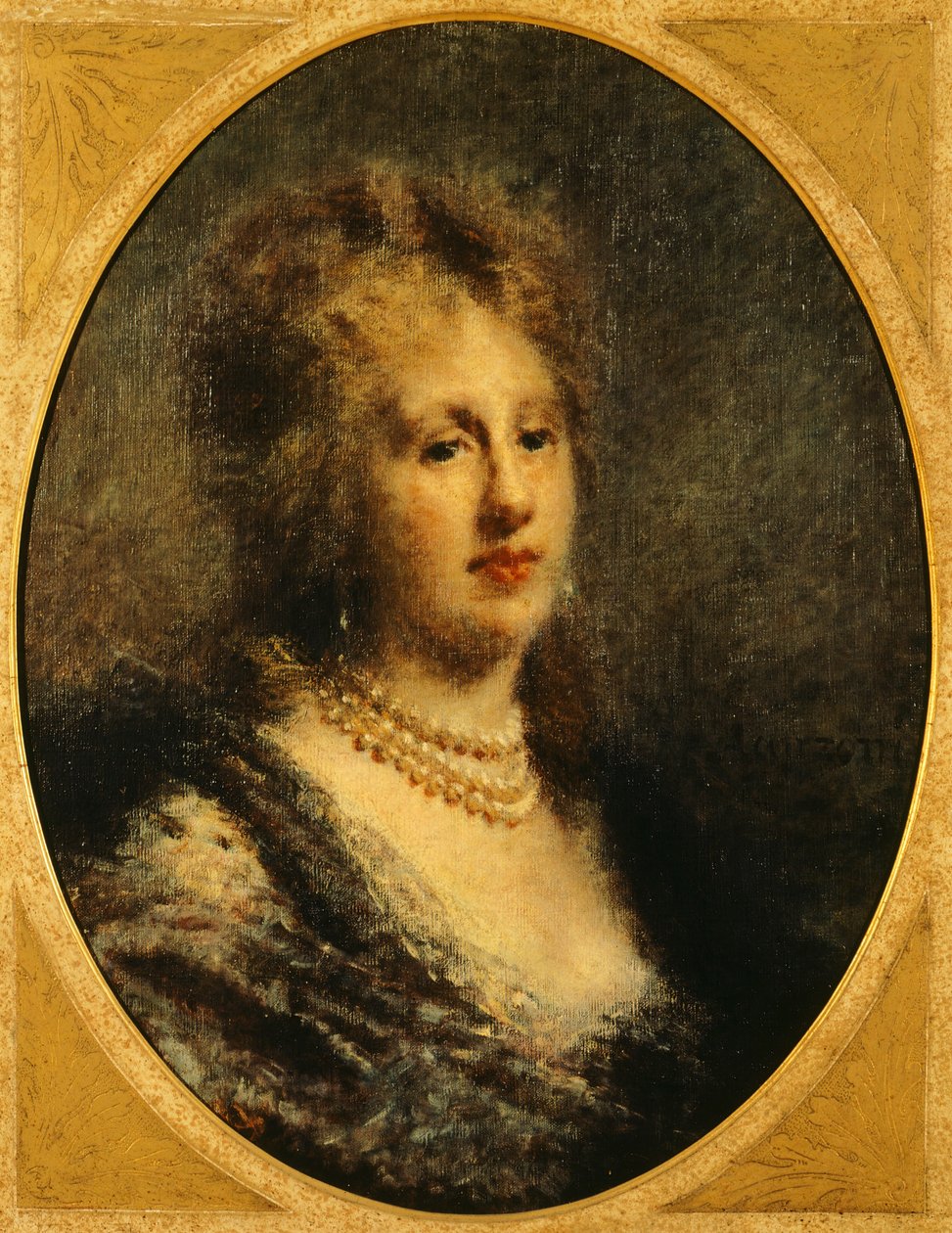 Retrato da Baronesa Frankfort, de Daniele Ranzoni de Danielle Ranzoni