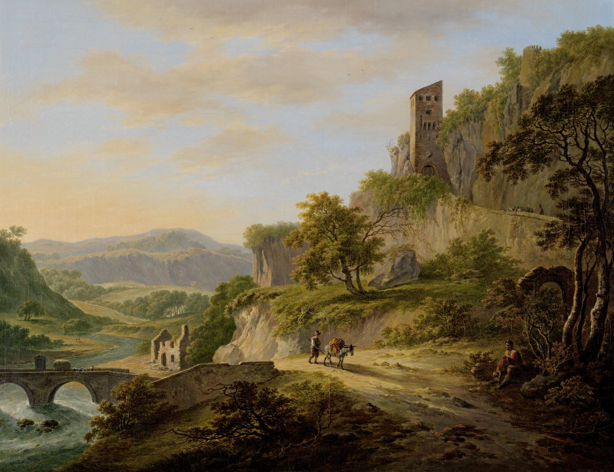 Vista de Civita Castellana de Daniël Dupré (signed by artist)