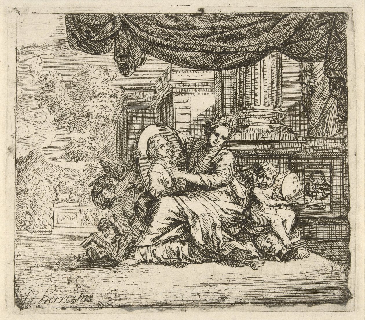 Alegoria da pintura de Daniël Herreyns (I)