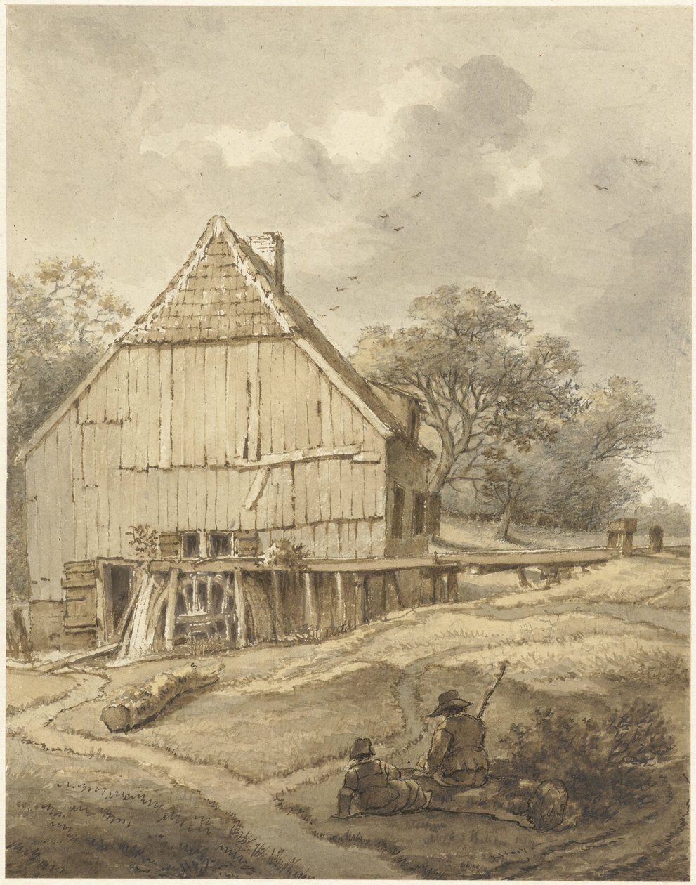Vista em Klingelbeek perto de Arnhem de Daniël Kerkhoff