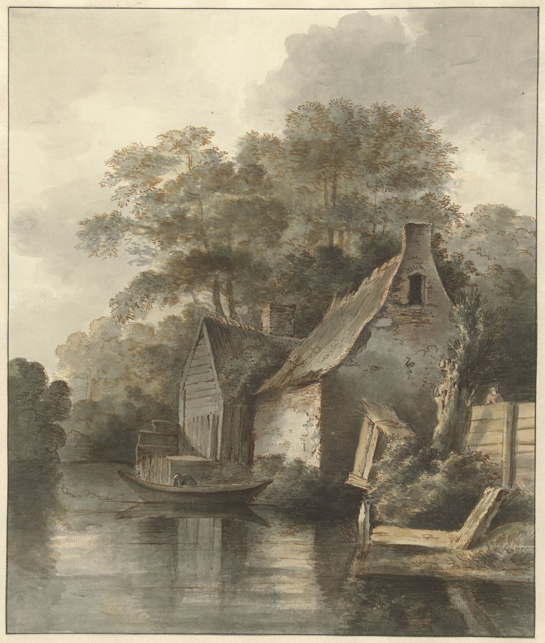 Casas num canal de Daniël Kerkhoff