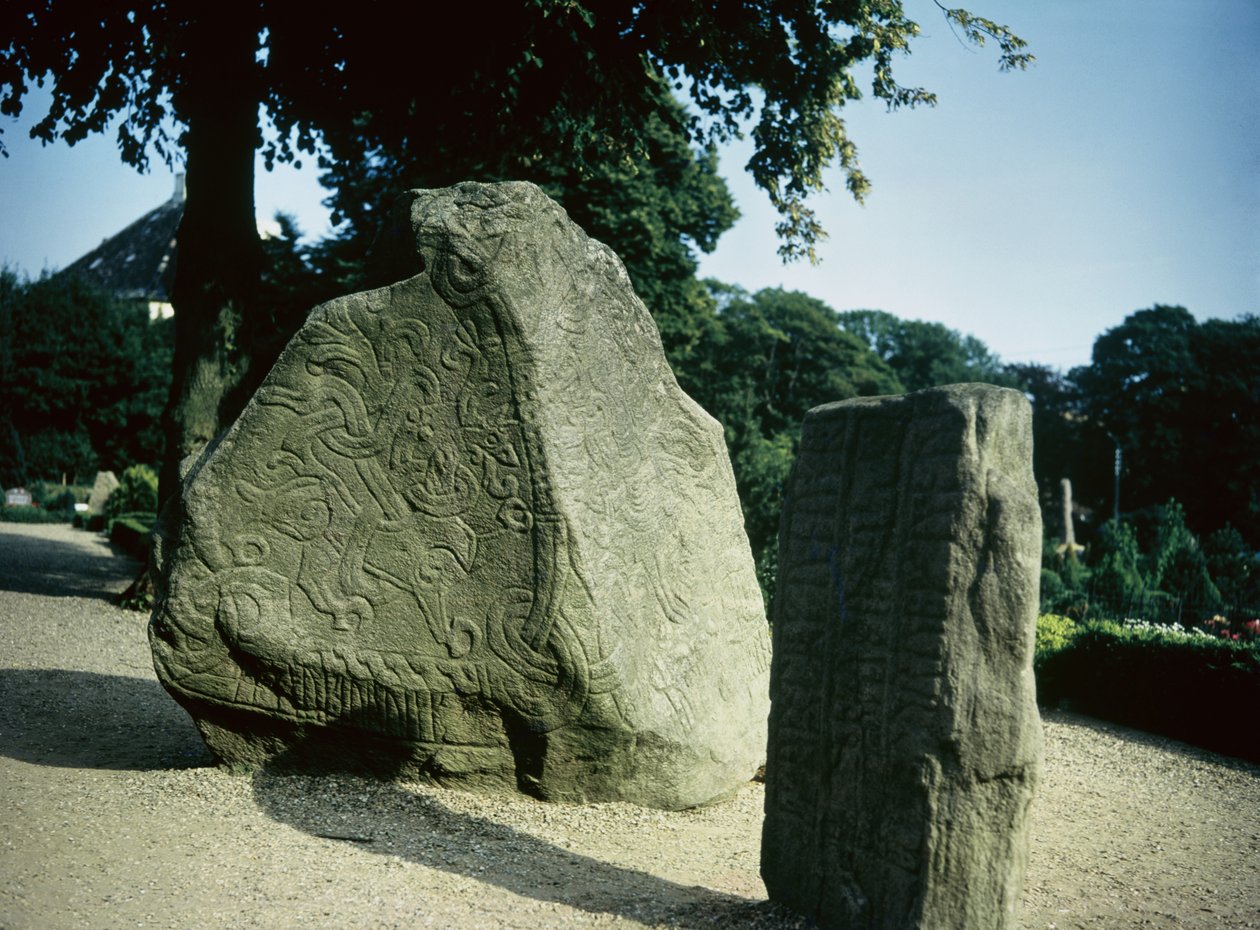 Pedras de runas vikings de Danish School
