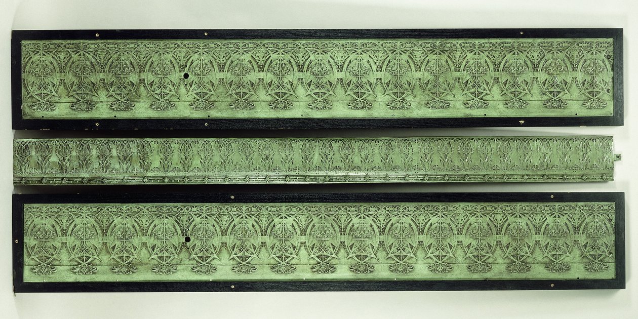 Três painéis de friso, 1895-1896 de Dankmar Adler