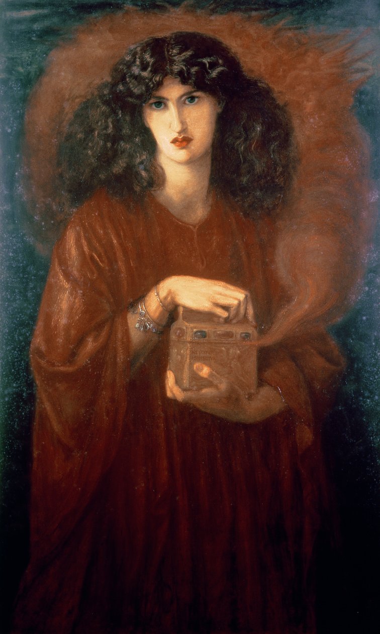 Pandora, 1871 de Dante Gabriel Charles Rossetti