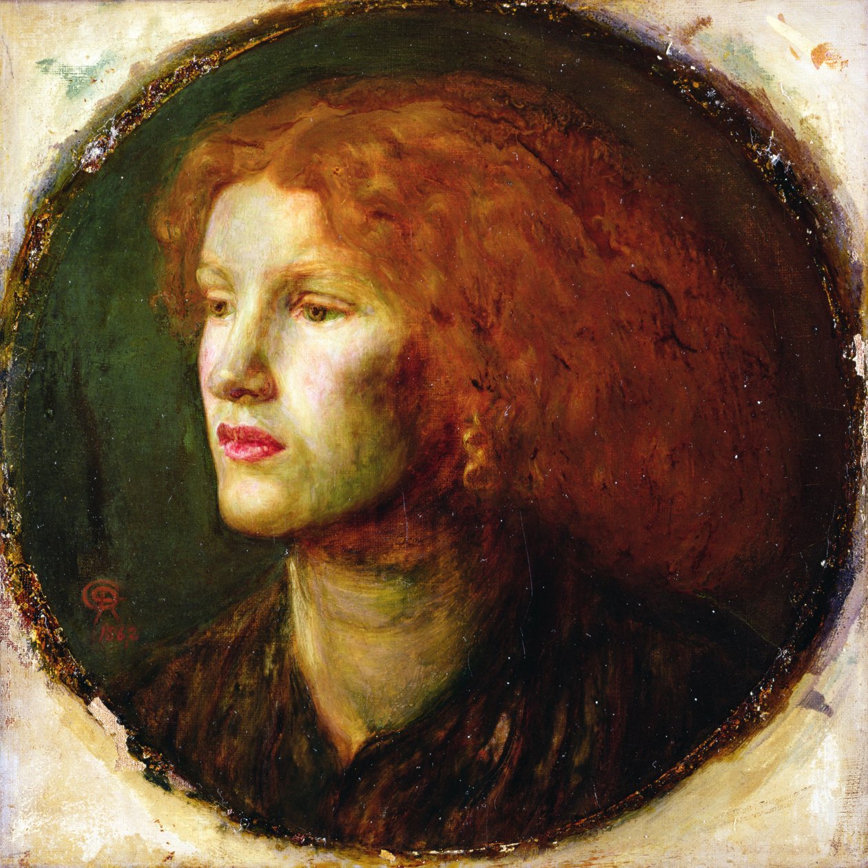 Retrato de Fanny Cornforth, c.1860 de Dante Gabriel Charles Rossetti