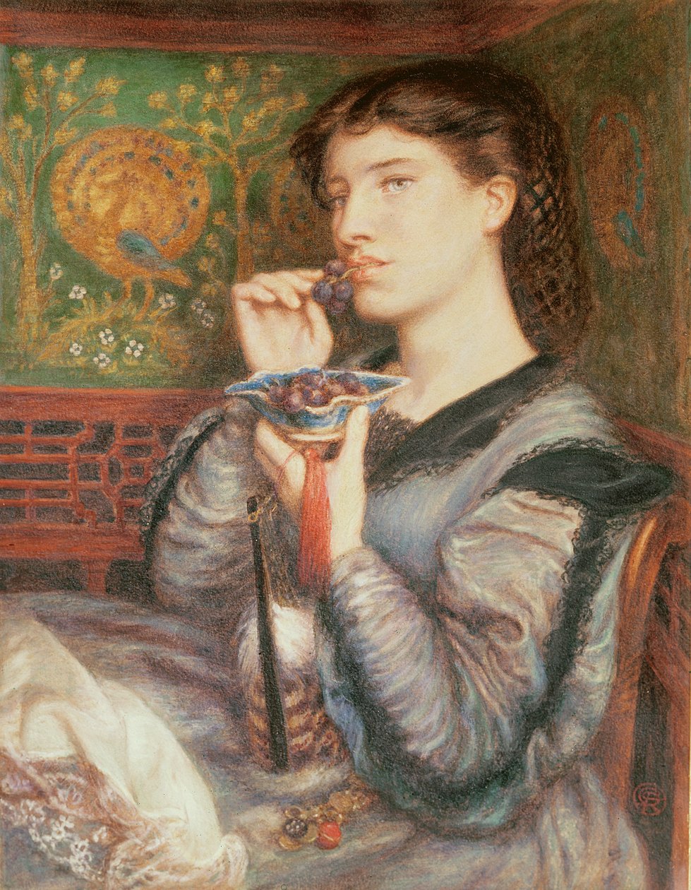 Retrato de Giovinetta (pastel) de Dante Gabriel Charles Rossetti