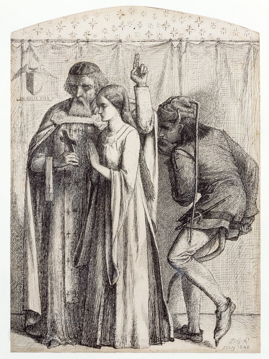 Retro me Sathana, 1848 de Dante Gabriel Charles Rossetti