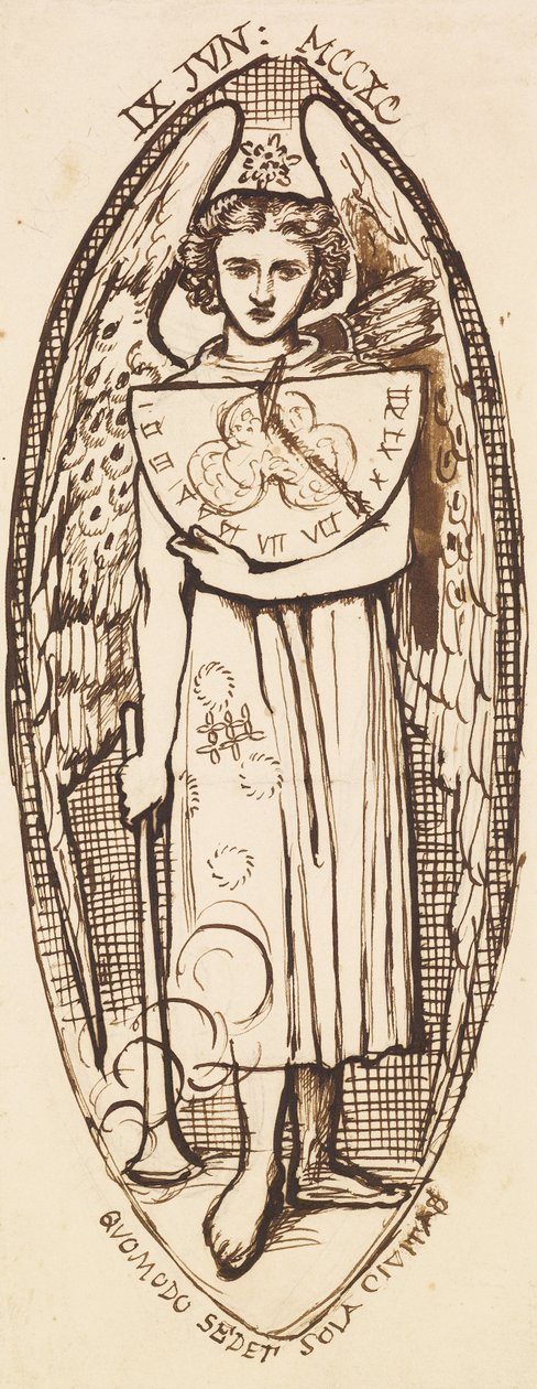 Dantis Love de Dante Gabriel Charles Rossetti